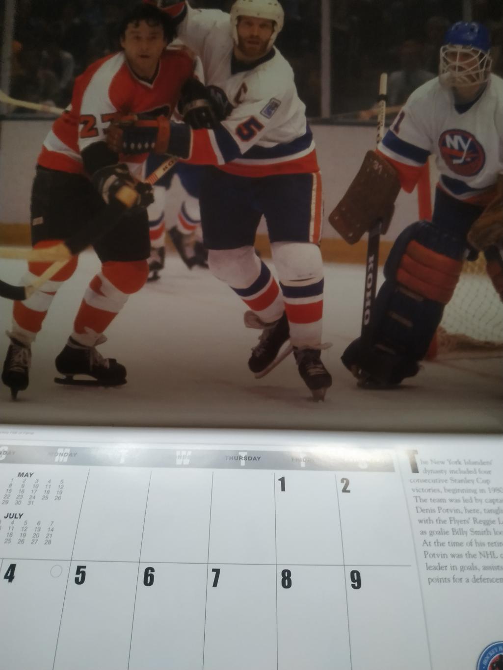 ХОККЕЙ КАЛЕНДАРЬ ЗАЛ СЛАВЫ НХЛ 2012 NHL HOCKEY HALL OF FAME OFFICIAL CALENDAR 3