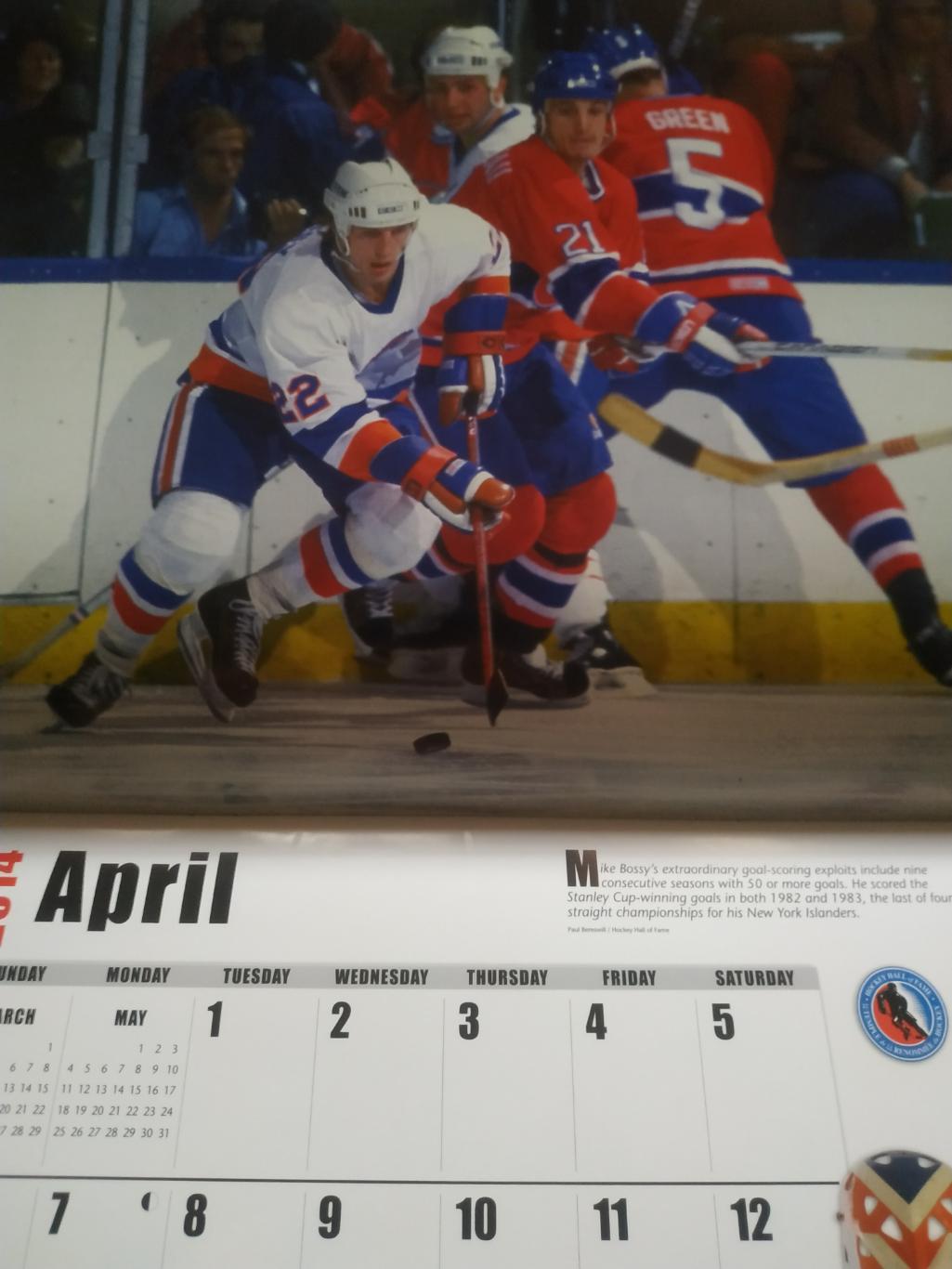 ХОККЕЙ КАЛЕНДАРЬ ЗАЛ СЛАВЫ НХЛ 2014 NHL HOCKEY HALL OF FAME OFFICIAL CALENDAR 3