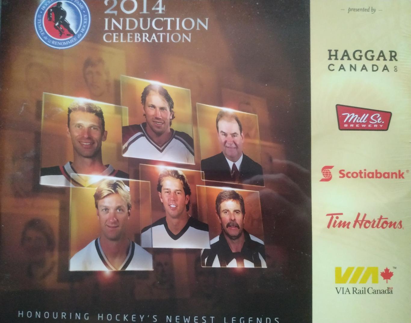 ХОККЕЙ КАЛЕНДАРЬ ЗАЛ СЛАВЫ НХЛ 2014 NHL HOCKEY HALL OF FAME OFFICIAL CALENDAR