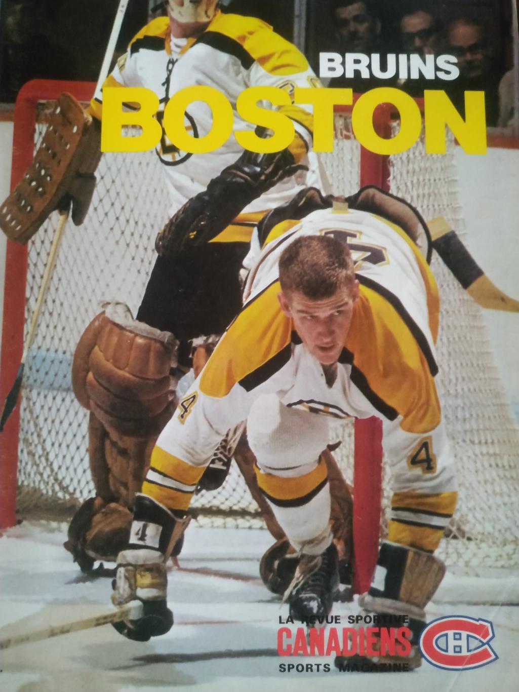 ПРОГРАММА МАТЧА НХЛ БОСТОН NHL 1968 NOV.06 PITTSBURG VS. CANADIENS PROGRAM GAME