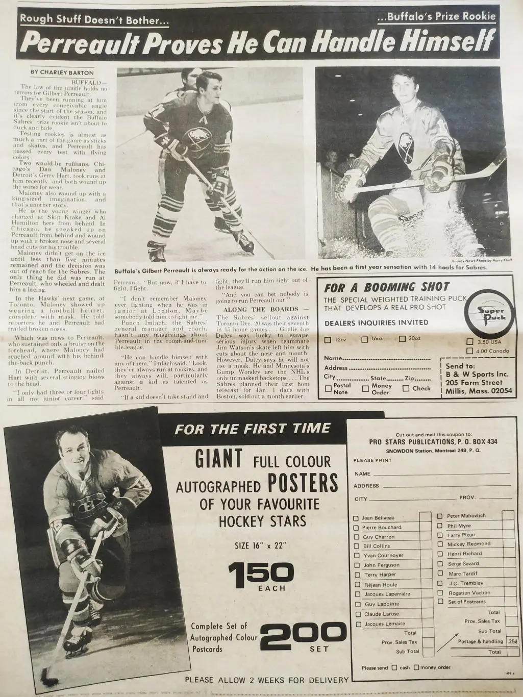 ХОККЕЙ ЖУРНАЛ ЕЖЕНЕДЕЛЬНИК НХЛ НОВОСТИ ХОККЕЯ JAN.8 1971 NHL THE HOCKEY NEWS 2