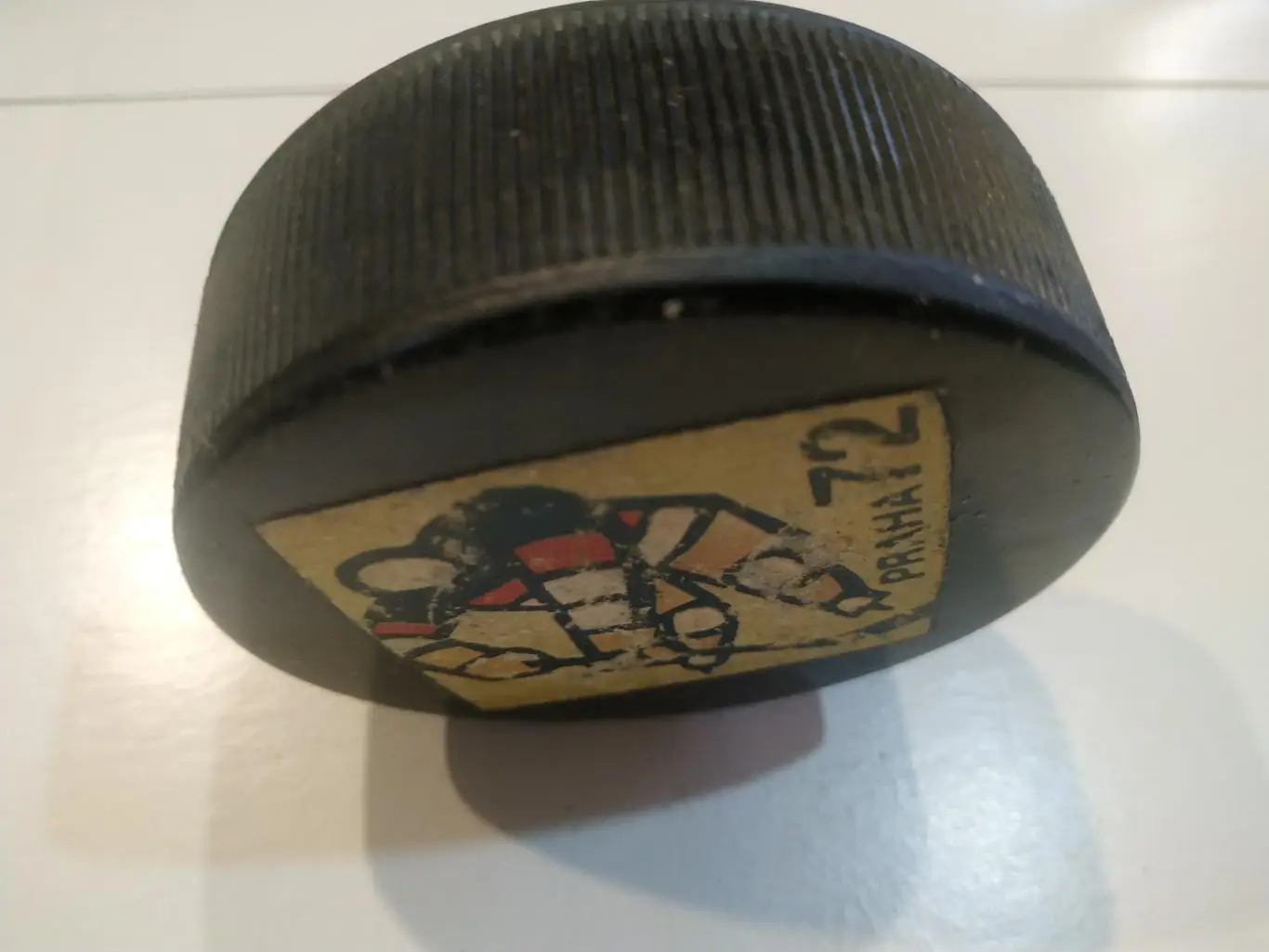 ХОККЕЙ ШАЙБА НХЛ ЧЕМПИОНАТ МИРА ПРАГА 1972 NHL PUCK WORLD CHAMPIONSHIP PRAHA 3