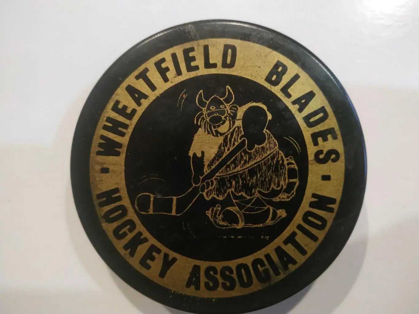 ХОККЕЙ ШАЙБА ПШЕНИЧНОЕ ПОЛЕ ЛЕЗВИЯ 1980 NHL WHEATFIELD BLADES CZECHOSLOVAKIA