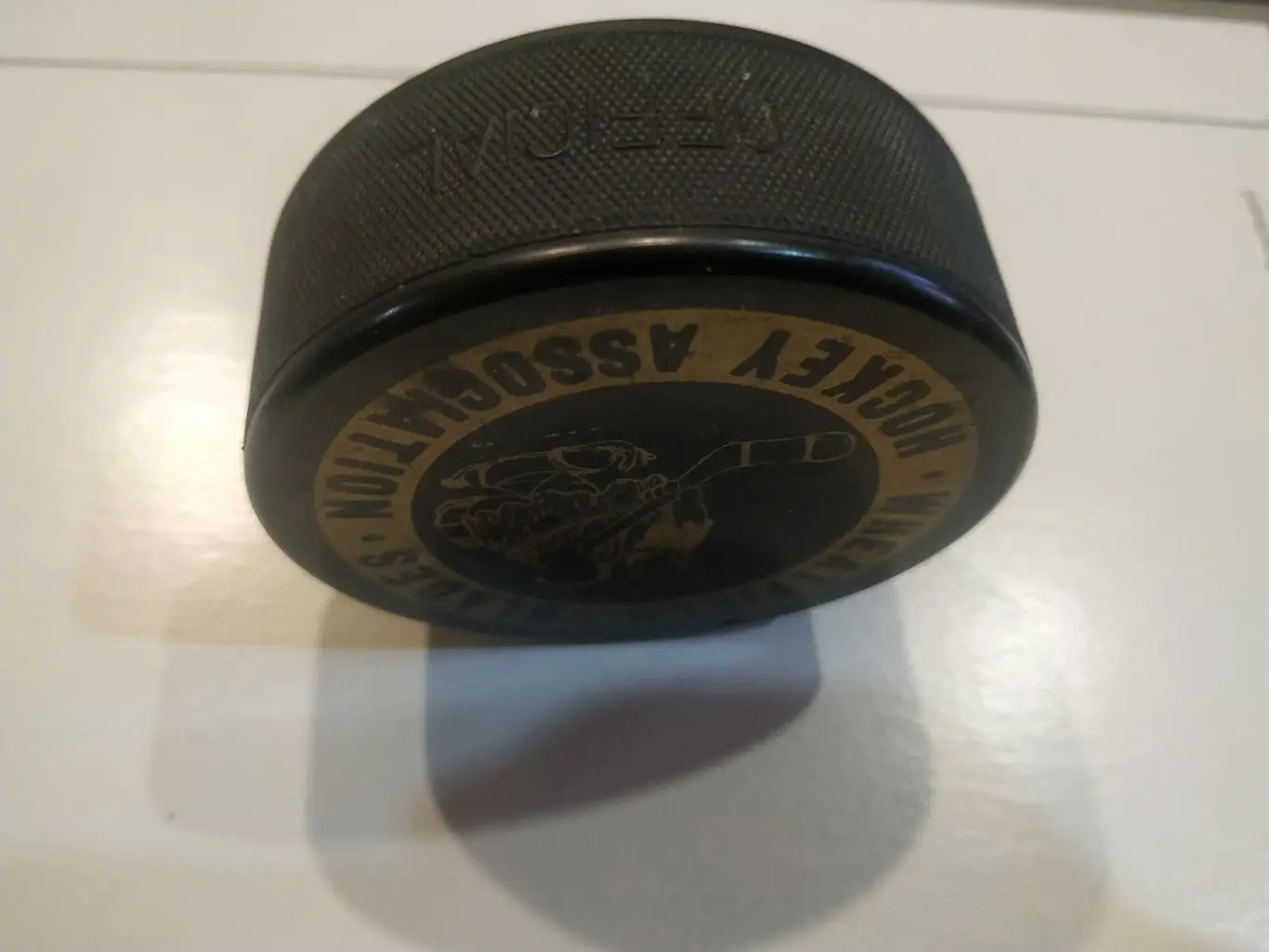 ХОККЕЙ ШАЙБА ПШЕНИЧНОЕ ПОЛЕ ЛЕЗВИЯ 1980 NHL WHEATFIELD BLADES CZECHOSLOVAKIA 6