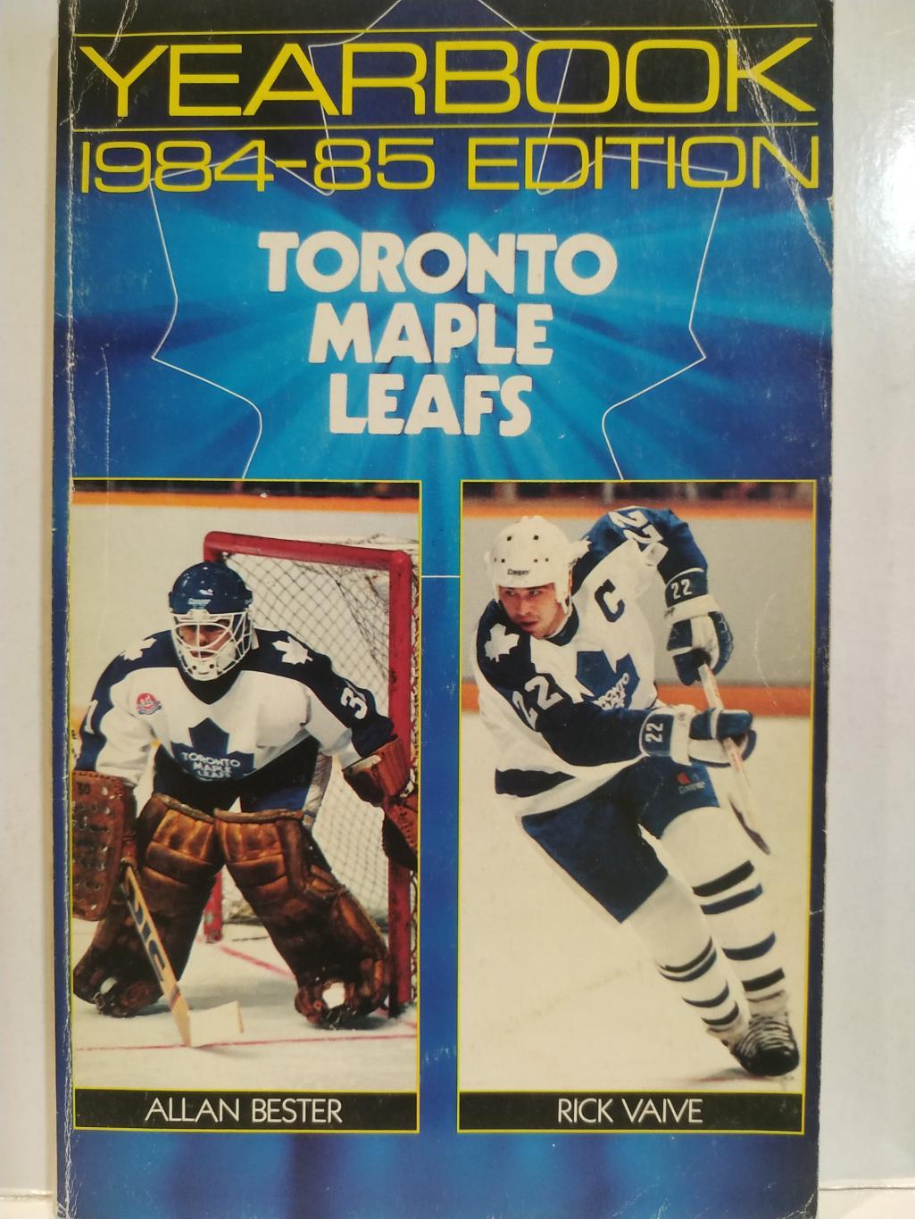 ХОККЕЙ СПРАВОЧНИК ЕЖЕГОДНИК НХЛ ТОРОНТО 1984-85 TORONTO MAPLE LEAFS YEARBOOK