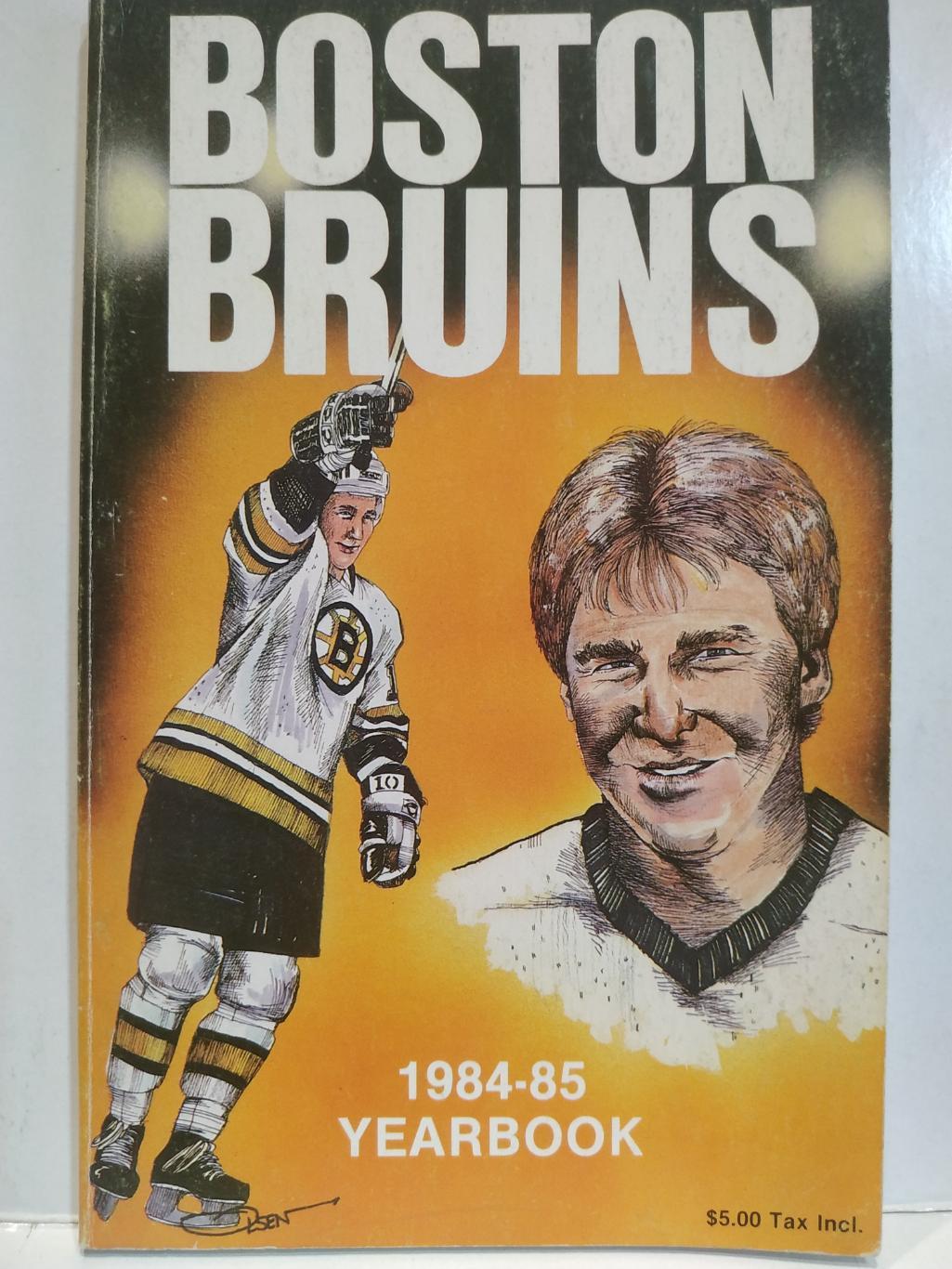 ХОККЕЙ СПРАВОЧНИК ЕЖЕГОДНИК НХЛ БОСТОН БРЮИНЗ 1984-85 BOSTON BRUINS YEARBOOK