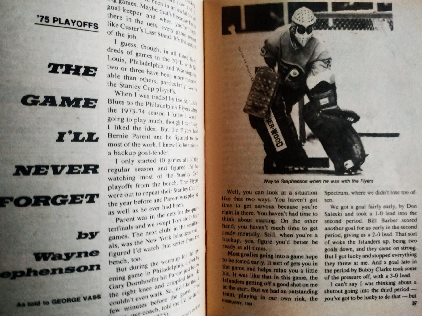 ХОККЕЙ ЖУРНАЛ ЕЖЕМЕСЯЧНИК НХЛ ХОККИ ДАЙДЖЕСТ NHL FEBRUARY 1981 THE HOCKEY DIGEST 3