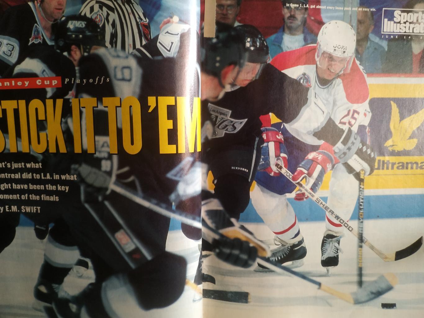 ХОККЕЙ ЕЖЕНЕДЕЛЬНИК СПОРТ ИЛЛЮСТРЕЙТЕД НХЛ 14 JUN 1993 NHL SPORTS ILLUSTRATED 2
