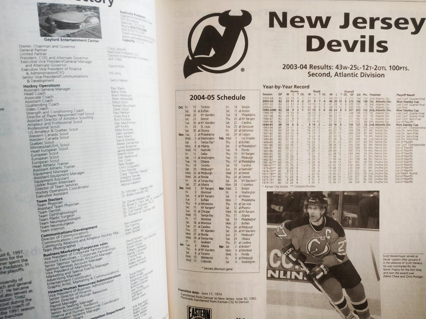 ХОККЕЙ ОФИЦИАЛЬНЫЙ СПРАВОЧНИК НХЛ 2005 NHL OFFICIAL GUIDE AND RECORD BOOK 4