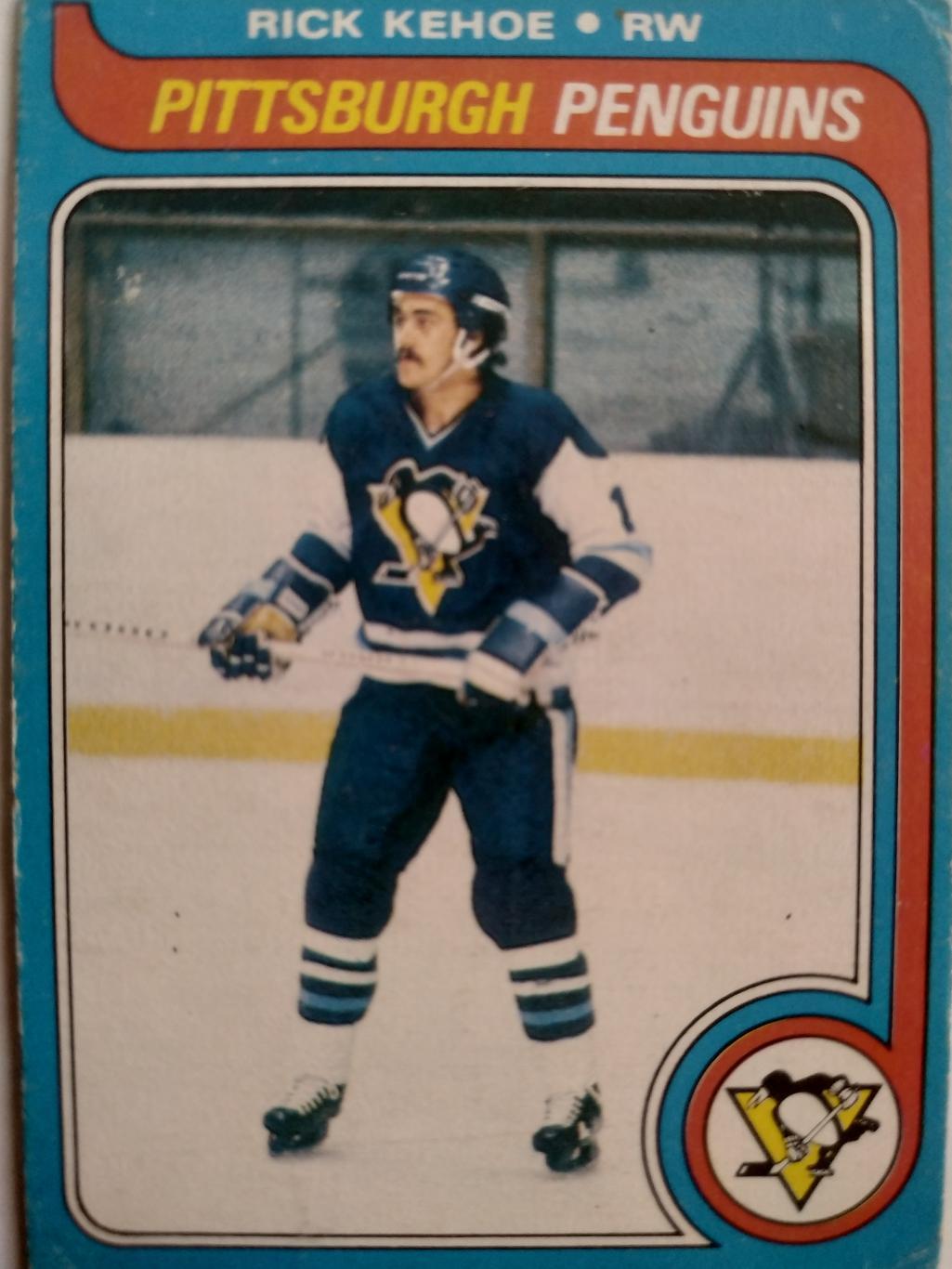 ХОККЕЙ КАРТОЧКА НХЛ O-PEE-CHEE 1979 NHL RICK KEHOE PITTSBURGH PENGUINS #109
