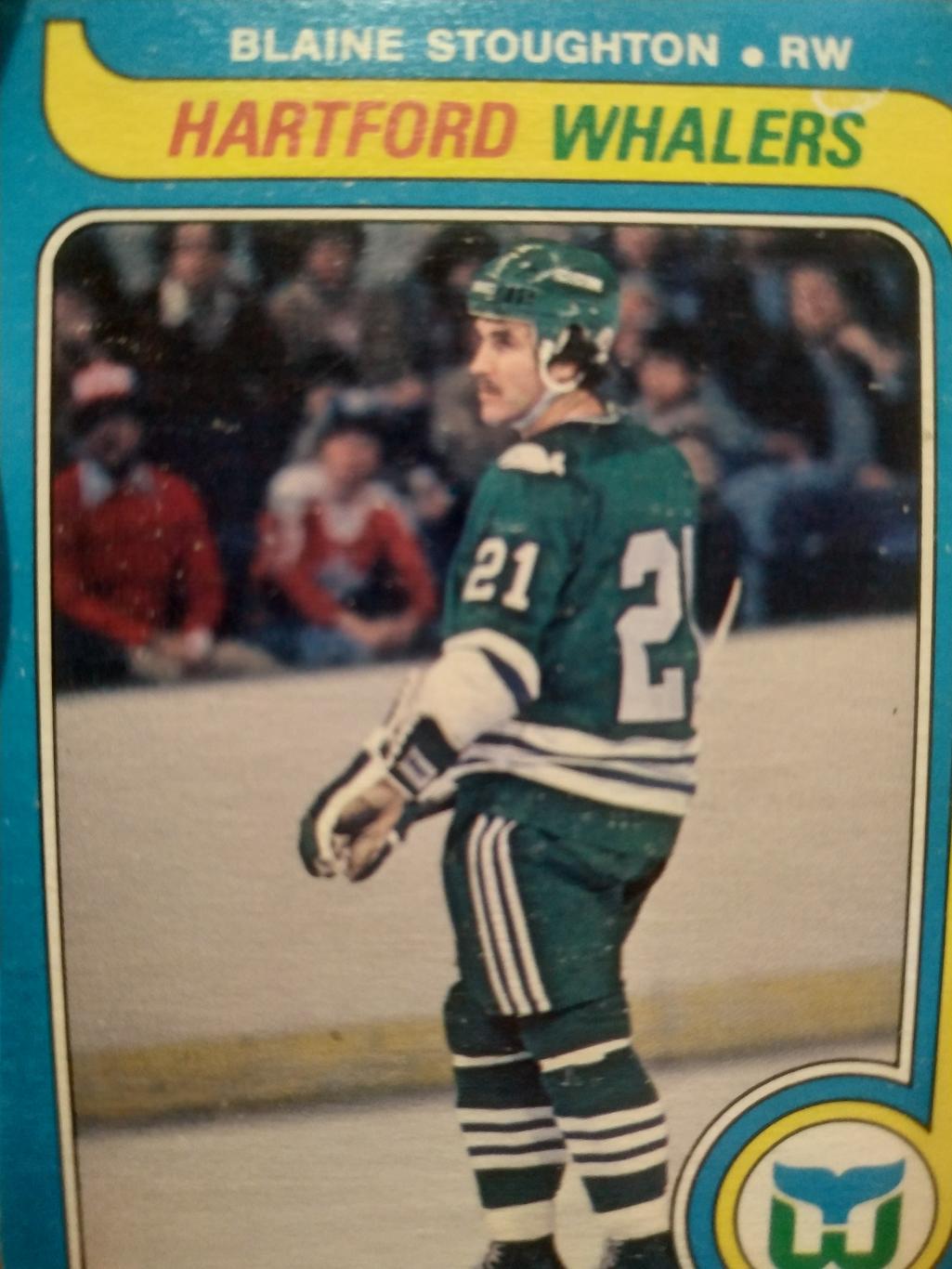 ХОККЕЙ КАРТОЧКА НХЛ O-PEE-CHEE 1979 NHL BLAINE STOUGHTON HARTFORD WHALERS #356