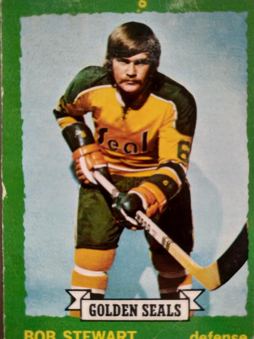 ХОККЕЙ КАРТОЧКА НХЛ O-PEE-CHEE 1973-74 NHL BOB STEWART GOLDEN SEALS #188