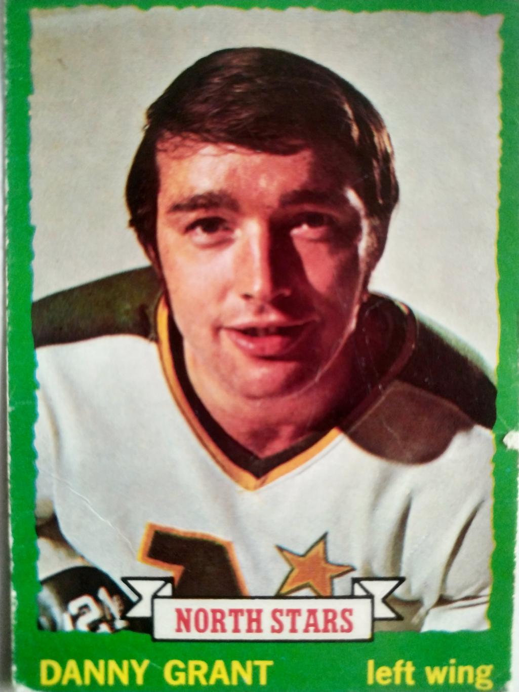 ХОККЕЙ КАРТОЧКА НХЛ O-PEE-CHEE 1973-74 NHL DANNY GRANT NORTH STARS #214