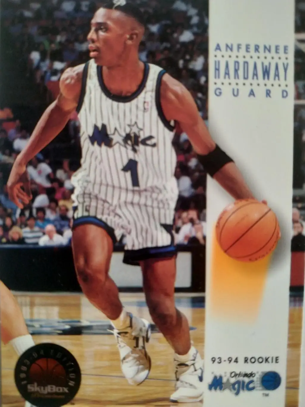 БАСКЕТБОЛ КАРТОЧКА SKYBOX PREMIUM 1994 NBA ANFERNEE HARDAWAY ROOKIE CARD #259