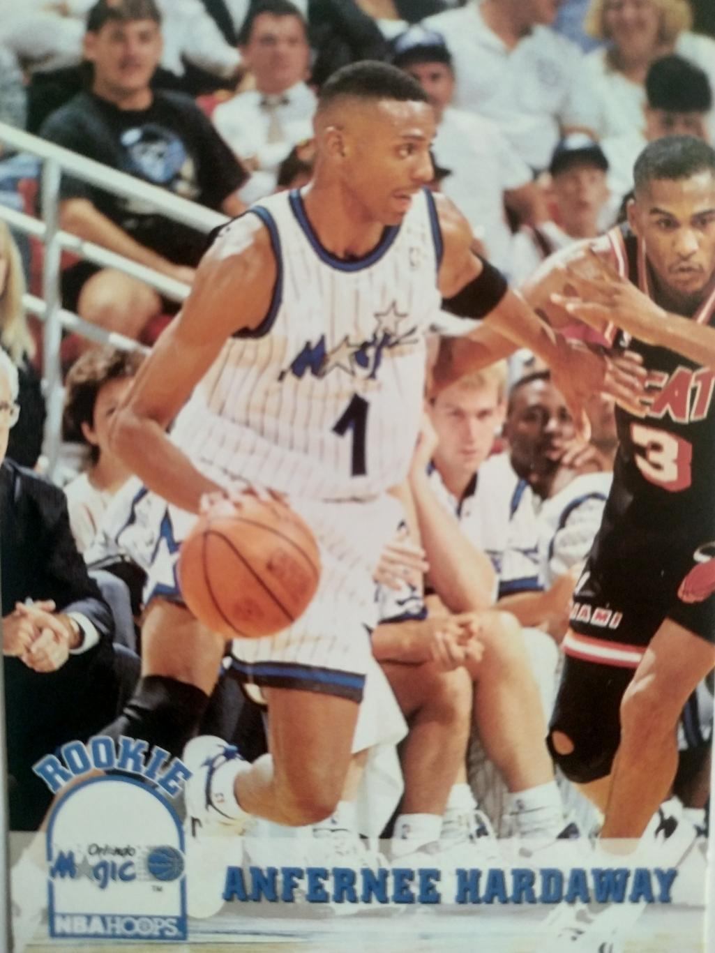 БАСКЕТБОЛ КАРТОЧКА SKYBOX 1994 NBA ANFERNEE HARDAWAY CARD #380