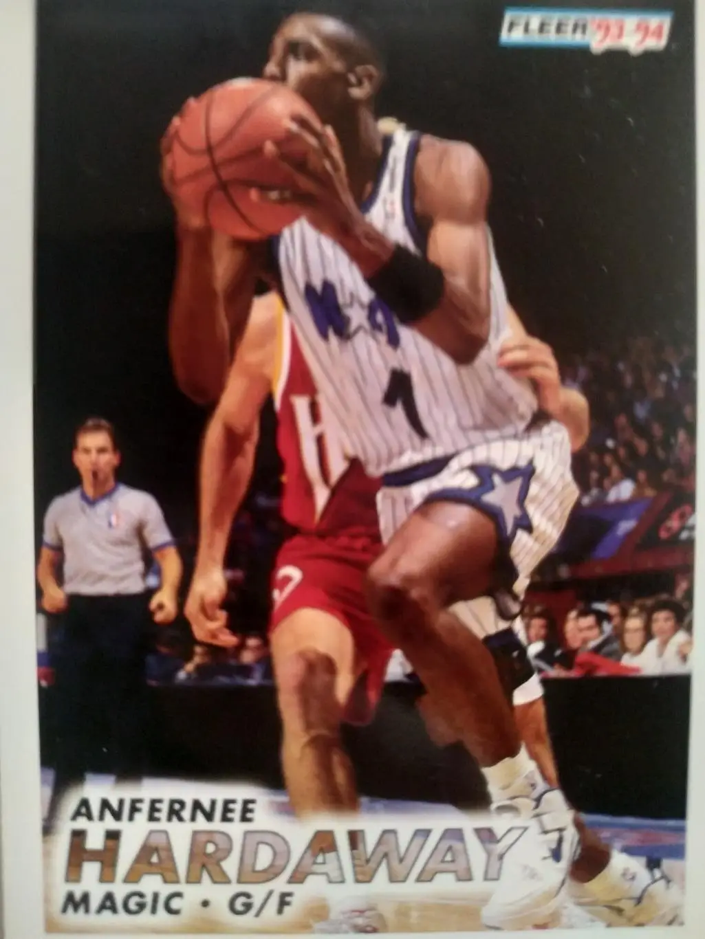 БАСКЕТБОЛ КАРТОЧКА FLEER 1993-94 NBA ANFERNEE HARDAWAY #343