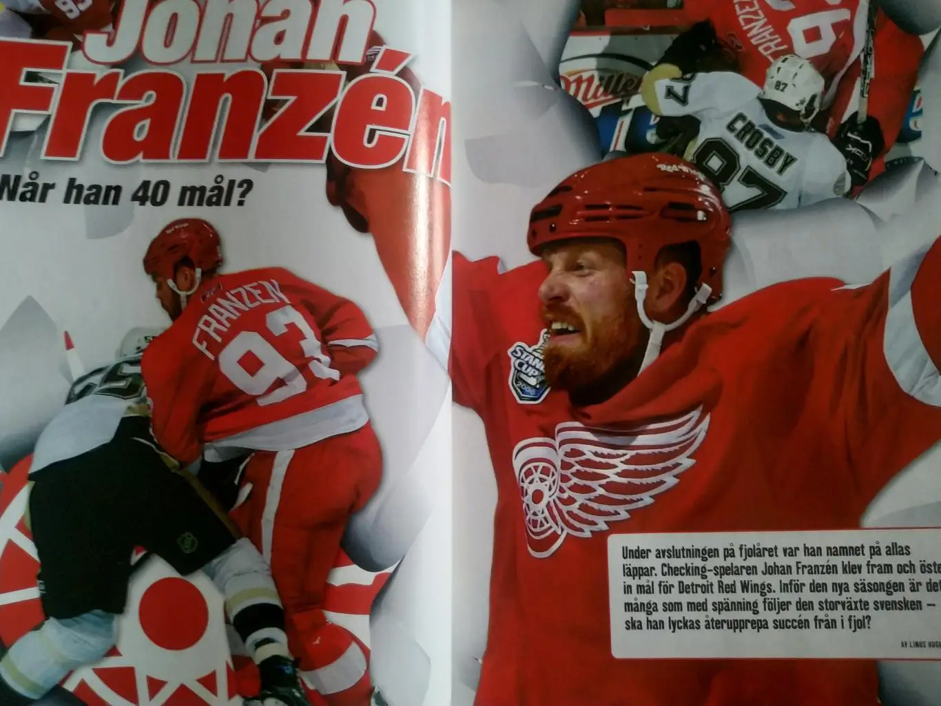 ЖУРНАЛ НХЛ ЕЖЕМЕСЯЧНИК ПРО ХОККЕЙ NOV 2008 NHL PRO HOCKEY #8 2