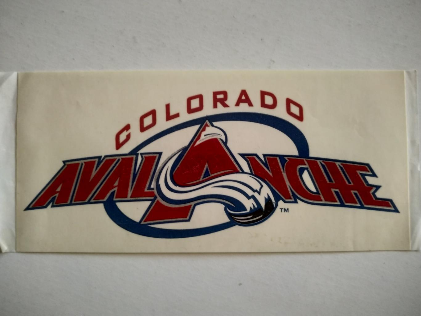 НАКЛЕЙКА НХЛ КОЛОРАДО ЭВИЛАНЖ NHL STIKER COLORADO AVALANCHE 1