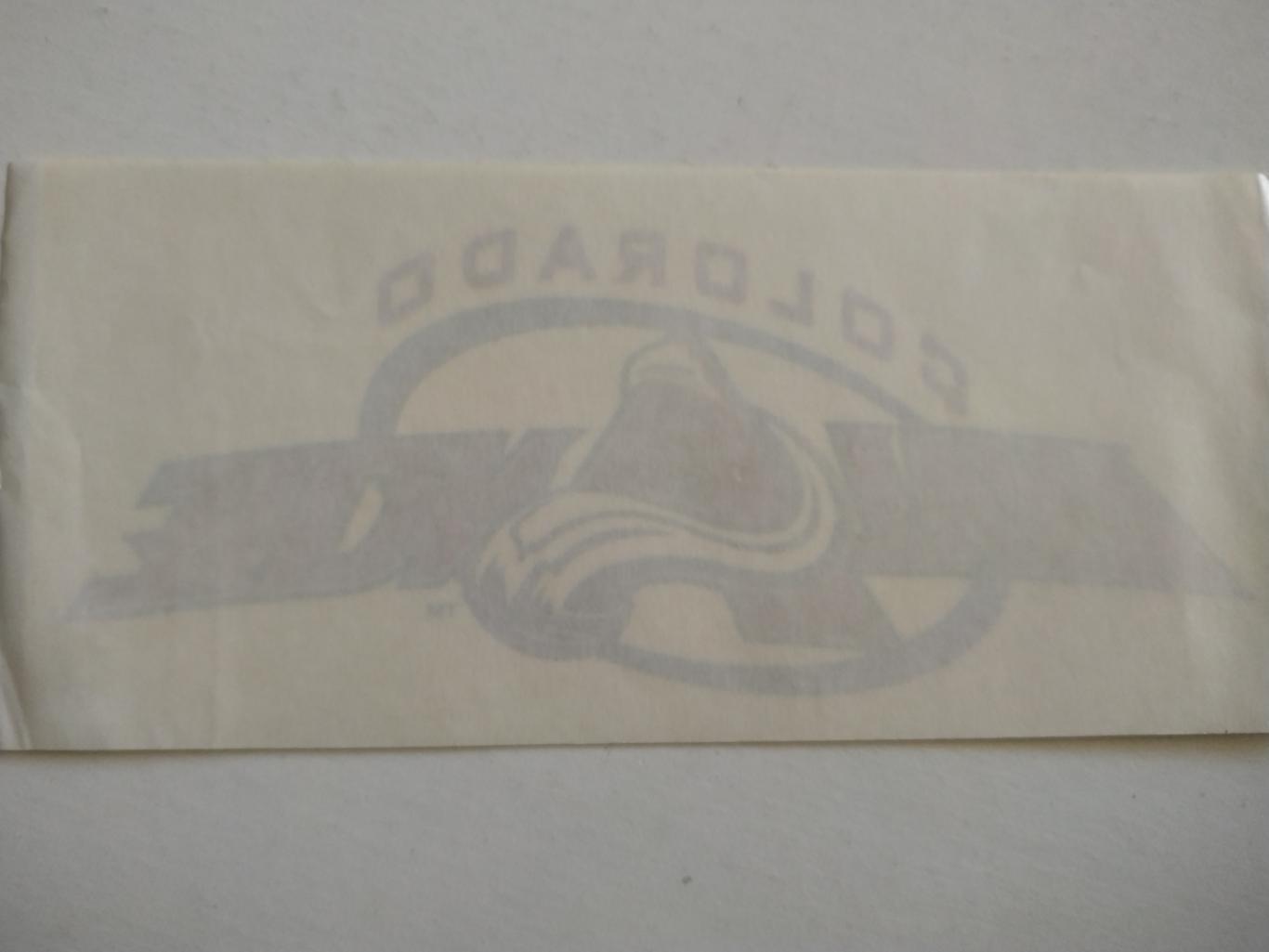 НАКЛЕЙКА НХЛ КОЛОРАДО ЭВИЛАНЖ NHL STIKER COLORADO AVALANCHE 2