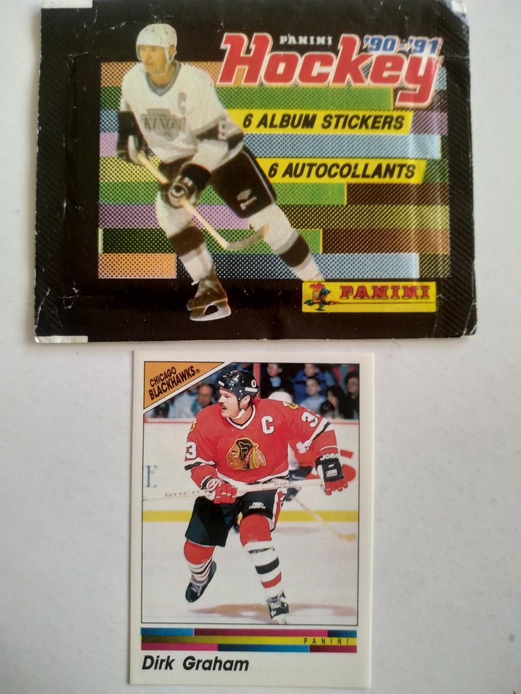 ХОККЕЙ ПАКЕТИК НАКЛЕЕК ПАНИНИ 1990-1991 ПО КОЛЛЕКЦИИ Nhl Panini 2