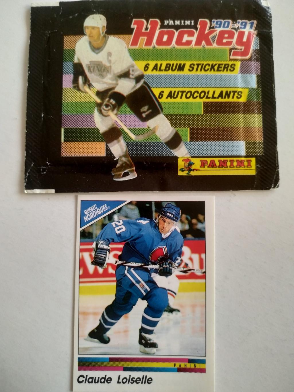 ХОККЕЙ ПАКЕТИК НАКЛЕЕК ПАНИНИ 1990-1991 ПО КОЛЛЕКЦИИ Nhl Panini 3