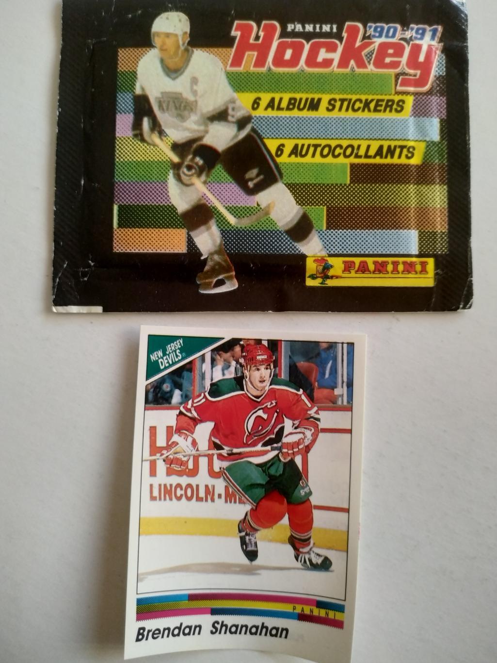 ХОККЕЙ ПАКЕТИК НАКЛЕЕК ПАНИНИ 1990-1991 ПО КОЛЛЕКЦИИ Nhl Panini 5