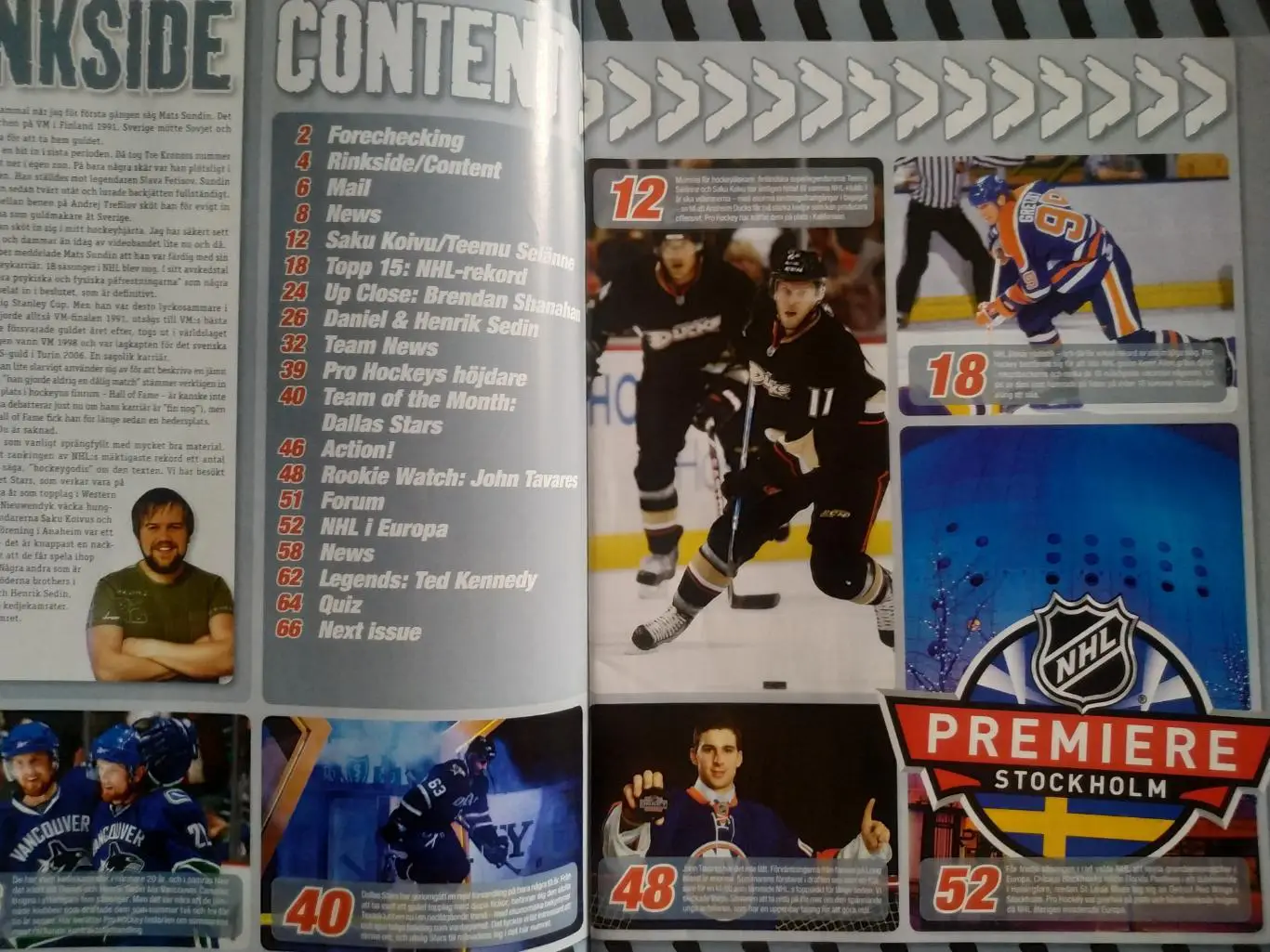 ЖУРНАЛ НХЛ ЕЖЕМЕСЯЧНИК ПРО ХОККЕЙ NOV 2009 NHL PRO HOCKEY #8 1