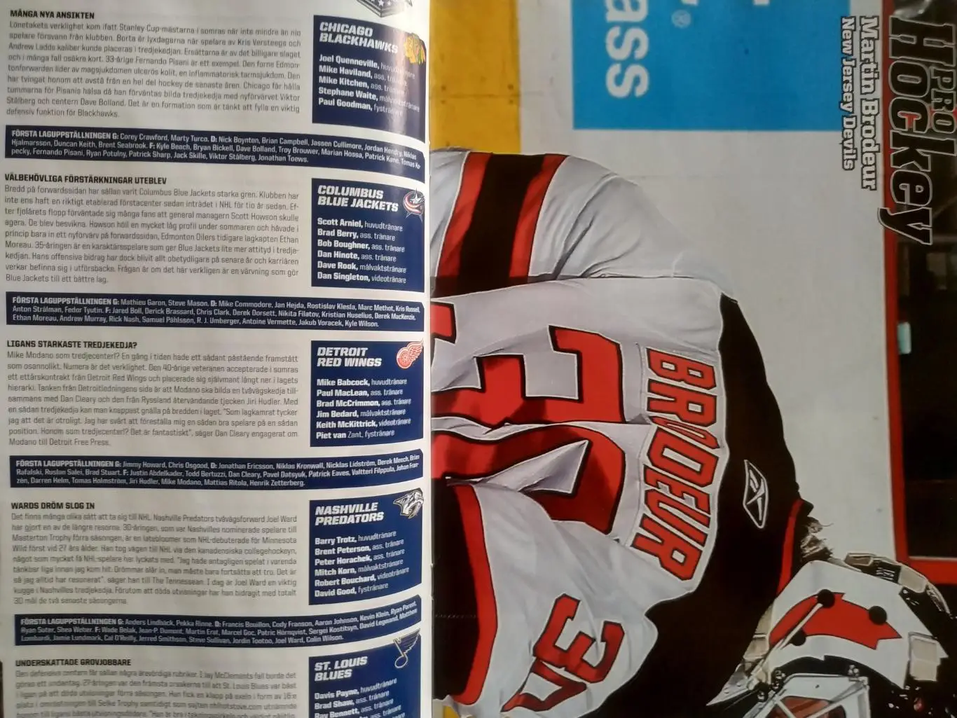ЖУРНАЛ НХЛ ЕЖЕМЕСЯЧНИК ПРО ХОККЕЙ NOV 2010 NHL PRO HOCKEY #8 4