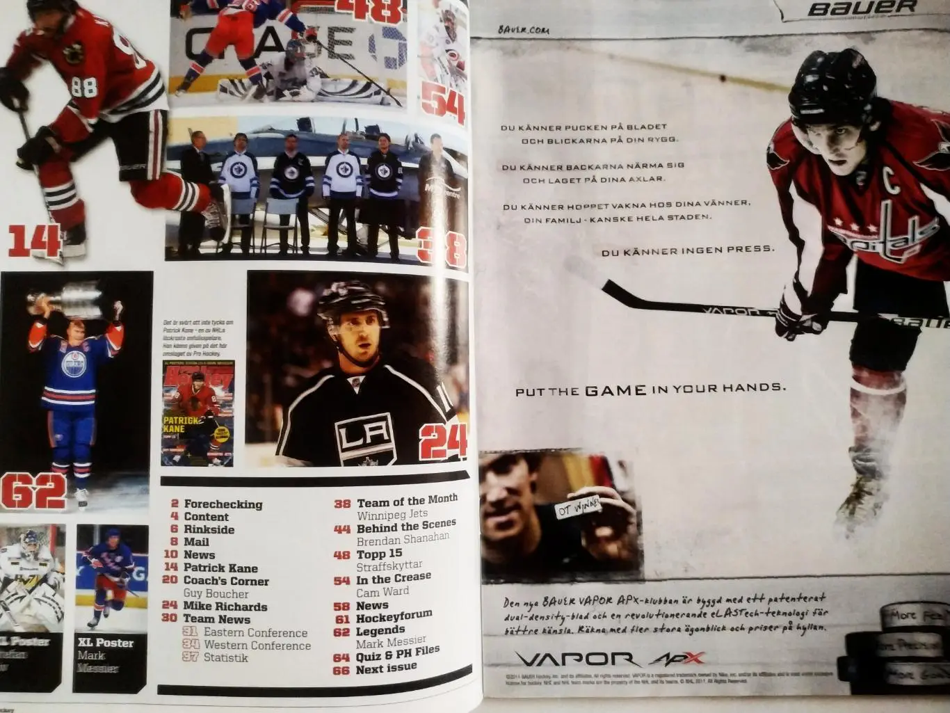 ЖУРНАЛ НХЛ ЕЖЕМЕСЯЧНИК ПРО ХОККЕЙ 2011 NHL PRO HOCKEY #8 1