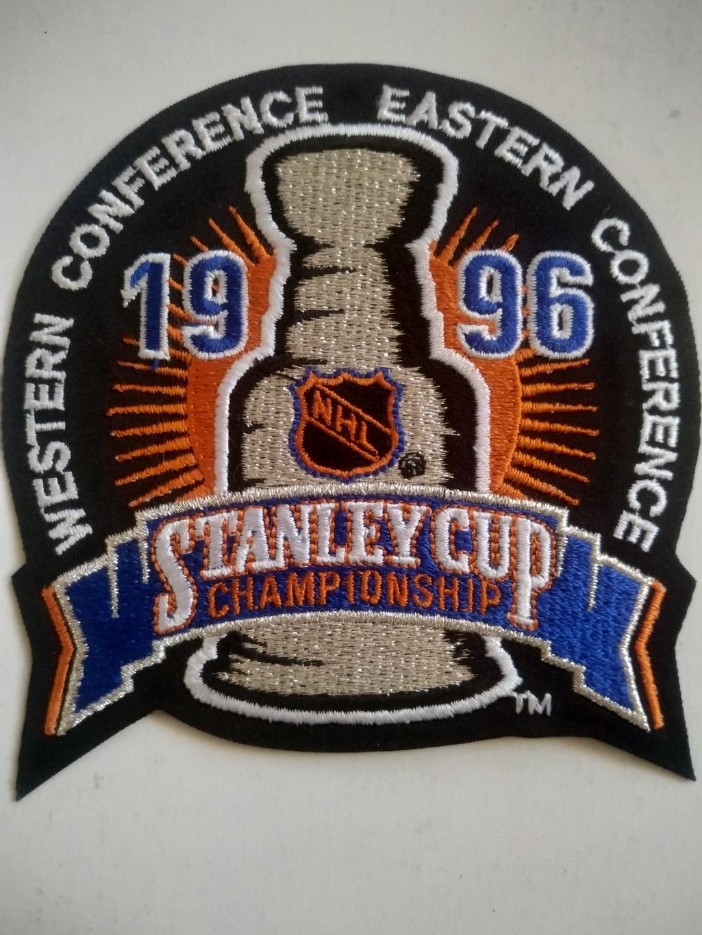 ХОККЕЙ НАШИВКА НХЛ КУБОК СТЭНЛИ 1996 NHL EMBLEM STANLEY CUP CHAMPIONSHIP