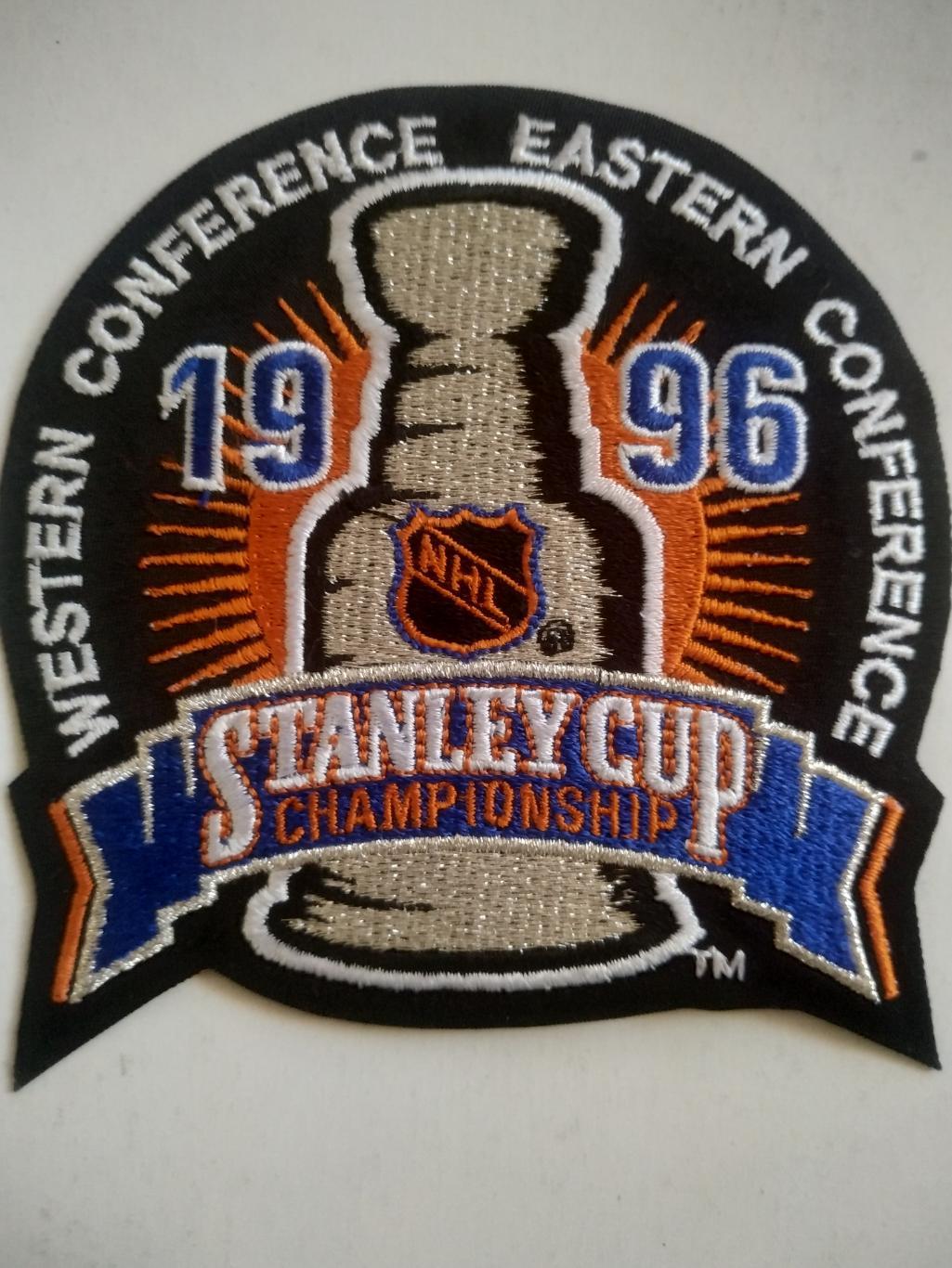 ХОККЕЙ НАШИВКА НХЛ КУБОК СТЭНЛИ 1996 NHL EMBLEM STANLEY CUP CHAMPIONSHIP 2