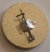 ЗНАЧОК НХЛ ХОККЕЙ 1954 ШВЕЦИЯ ЧЕМПИОНЫ МИРА ХОККЕИСТЫ СССР 1