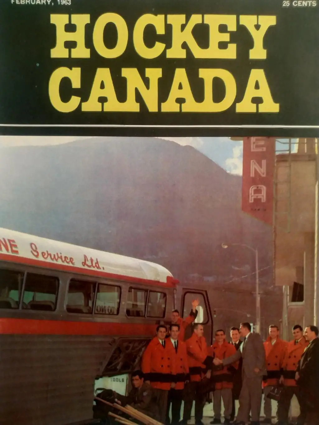 ЖУРНАЛ НХЛ ЕЖЕМЕСЯЧНИК СПОРТ КАНАДА NHL FEB 1963 SPORT CANADA