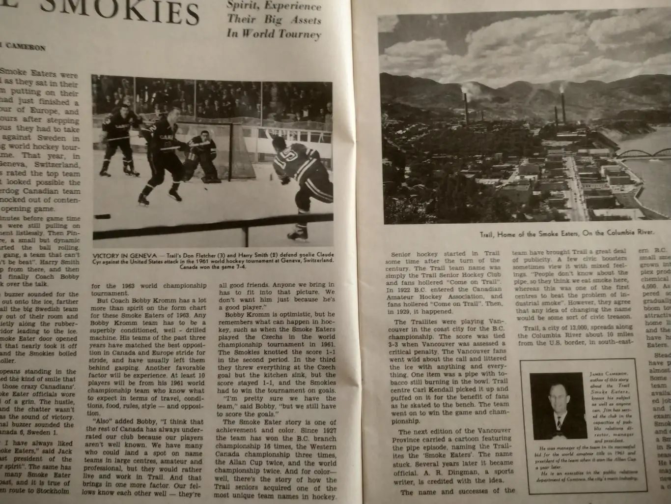 ЖУРНАЛ НХЛ ЕЖЕМЕСЯЧНИК СПОРТ КАНАДА NHL FEB 1963 SPORT CANADA 2