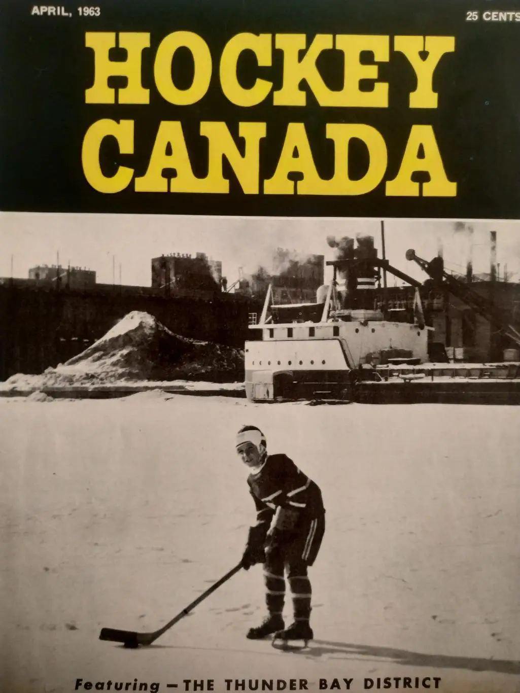 ЖУРНАЛ НХЛ ЕЖЕМЕСЯЧНИК СПОРТ КАНАДА NHL APR 1963 SPORT CANADA