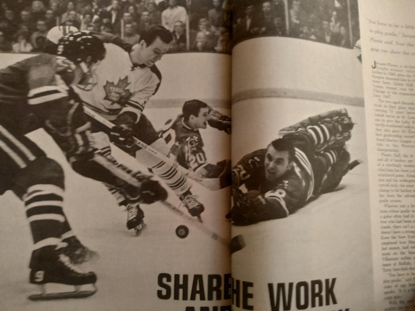 ХОККЕЙ СПРАВОЧНИК ЕЖЕГОДНИК НХЛ NHL WINTER 1970 HOCKEY GUIDE CORD SPORTFACKTS 5