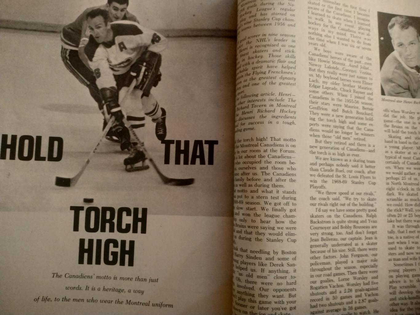 ХОККЕЙ СПРАВОЧНИК ЕЖЕГОДНИК НХЛ NHL WINTER 1970 HOCKEY GUIDE CORD SPORTFACKTS 6