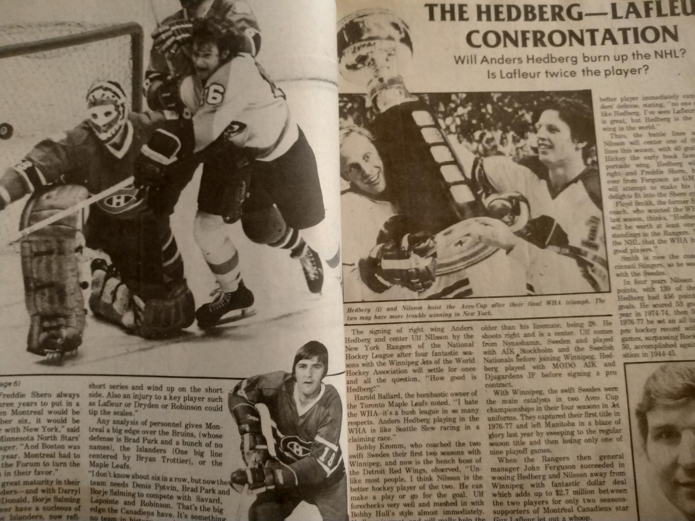 ЖУРНАЛ СПРАВОЧНИК НХЛ СПОРТ ХОКЕЕЙ 1978-79 NHL SPORT SPECIAL HOCKEY ANNUAL 3