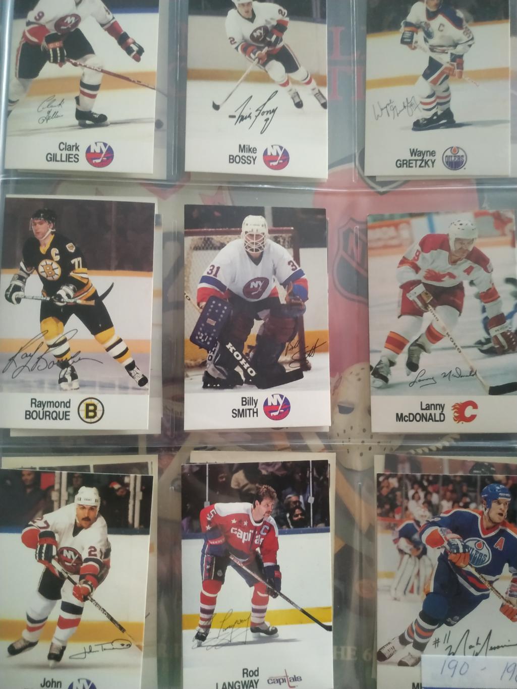 ХОККЕЙ АЛЬБОМ КОМПЛЕКТ НАКЛЕЕК НХЛ 1988-1989 ESSO NHL ALL STAR COLLECTION SET 4