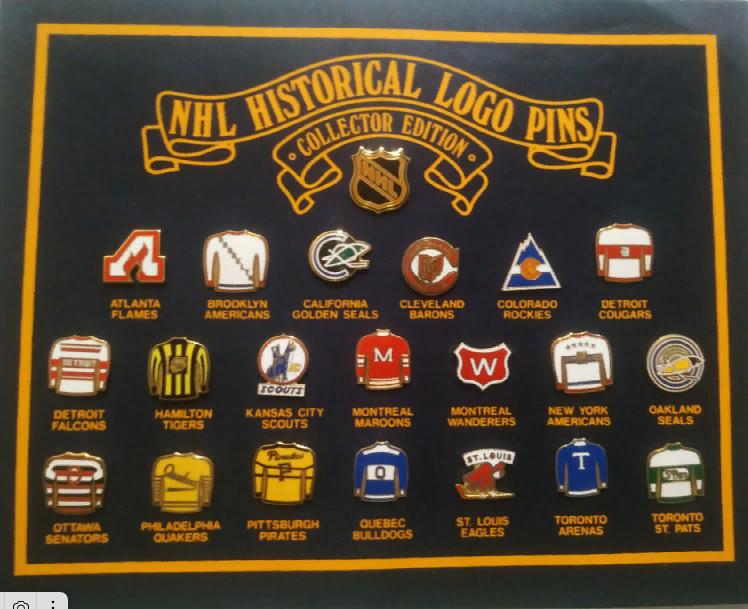 ХОККЕЙ КОЛЛЕКЦИОННЫЙ НАБОР ЗНАЧКОВ 1996 НХЛ КЛУБЫ NHL LOGO PIN COLLECTOR EDITION 4