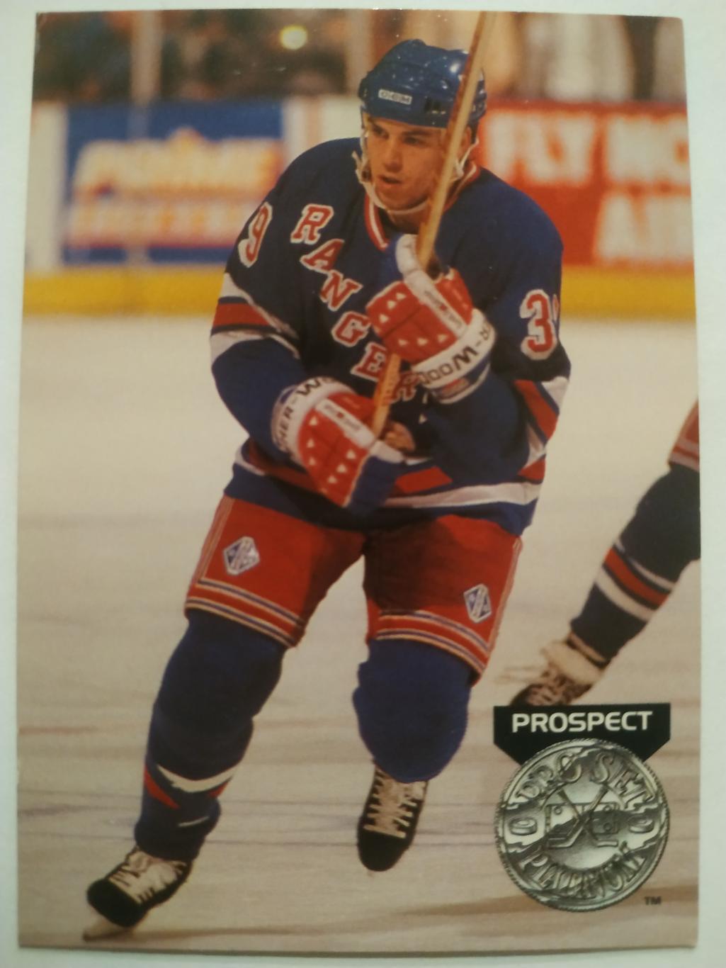 ХОККЕЙ КАРТОЧКА НХЛ PRO SET PLATINUM 1992 NHL DOUG WEIGHT RANGERS #263