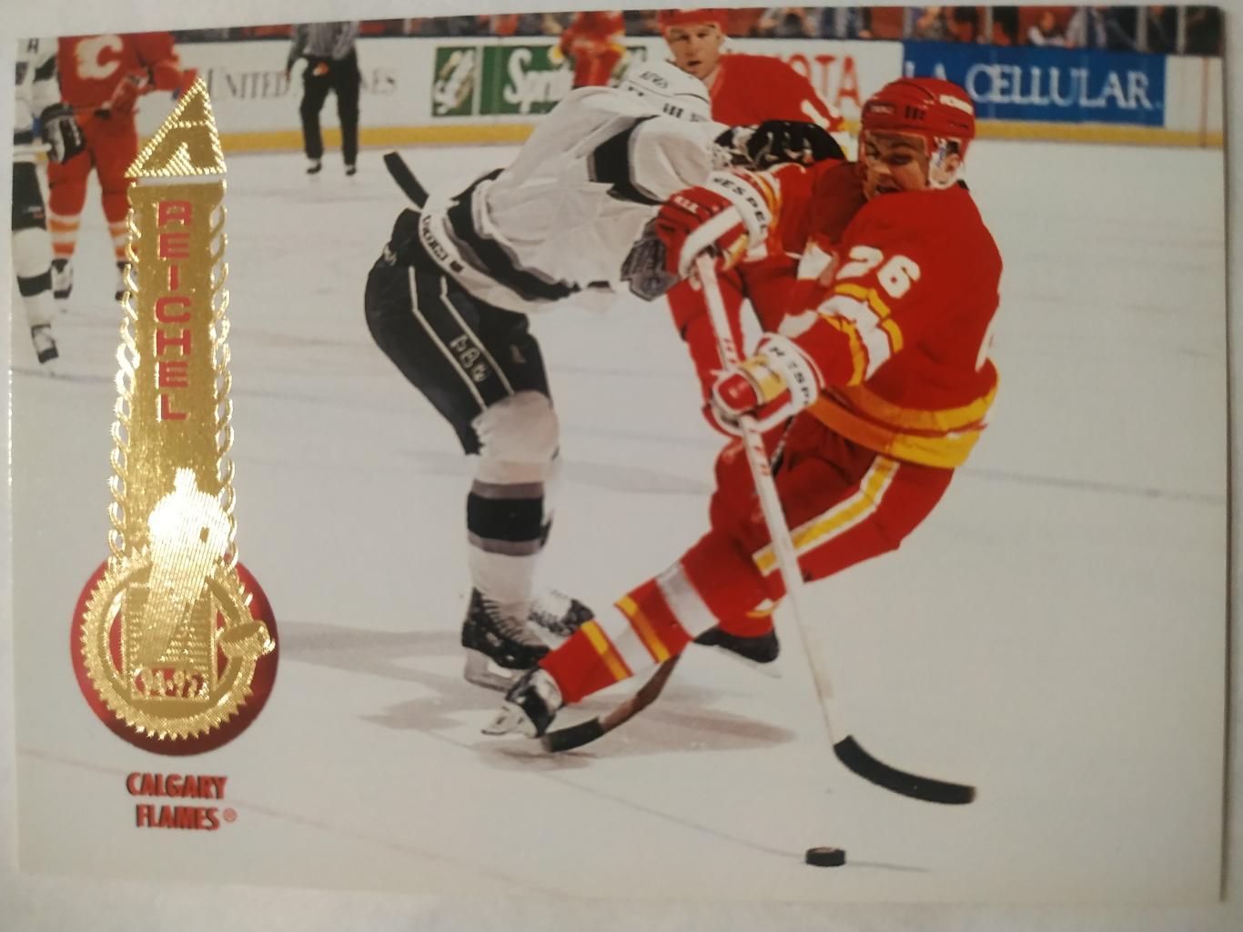 ХОККЕЙ КАРТОЧКА НХЛ PINNACLE 1994-95 NHL ROBERT REICHEL CALGARY FLAMES #12
