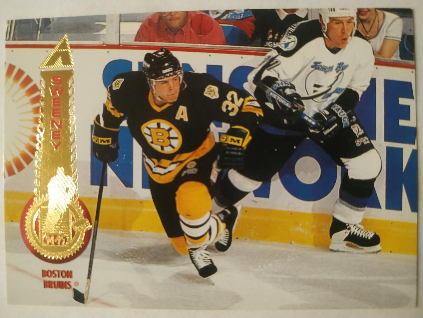 ХОККЕЙ КАРТОЧКА НХЛ PINNACLE 1994-95 NHL DON SWEENEY BOSTON BRUINS#91