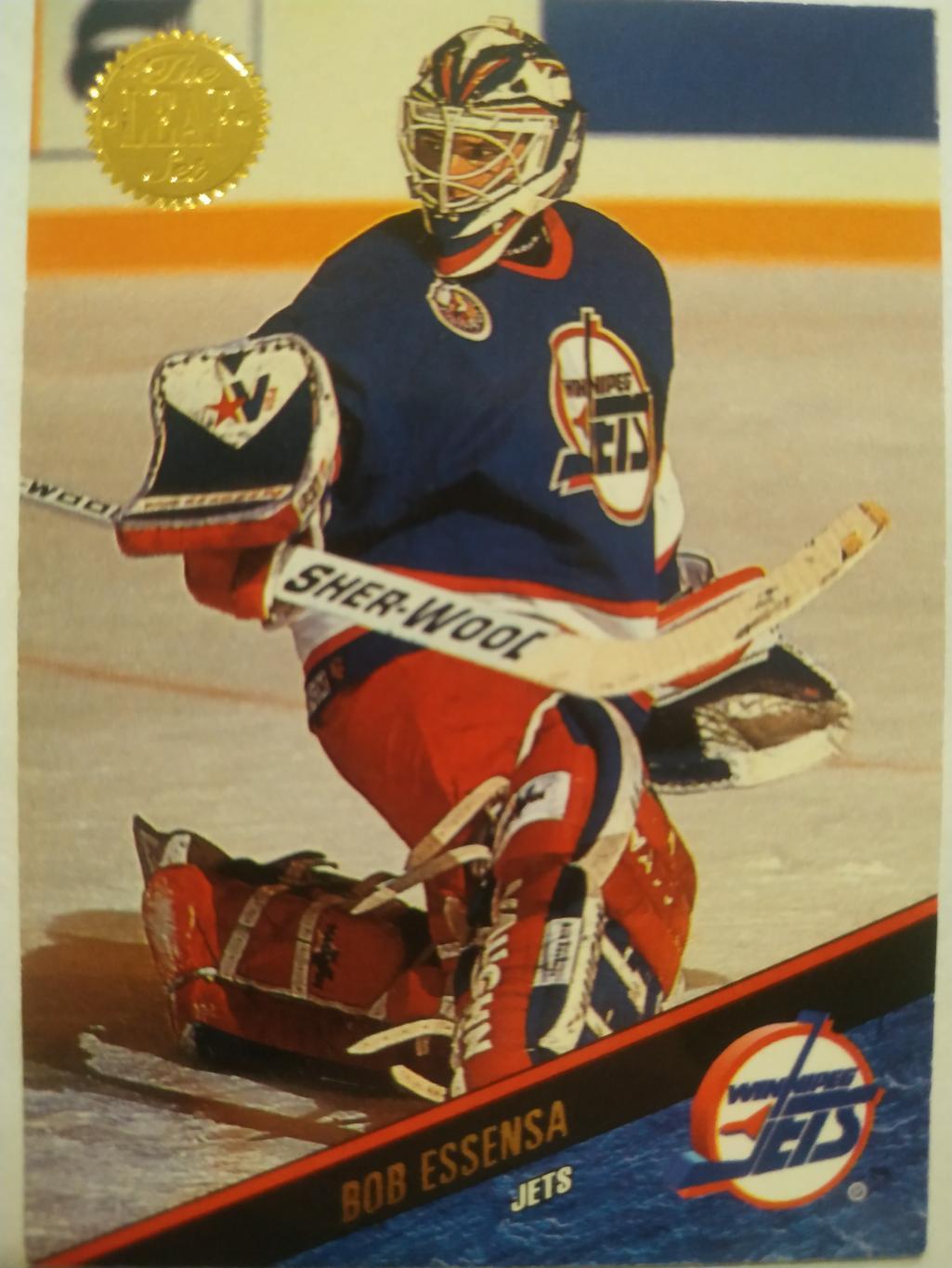 ХОККЕЙ КАРТОЧКА НХЛ LEAF SET SERIES ONE 1993-94 BOB ESSENSA WINNIPEG JETS #38