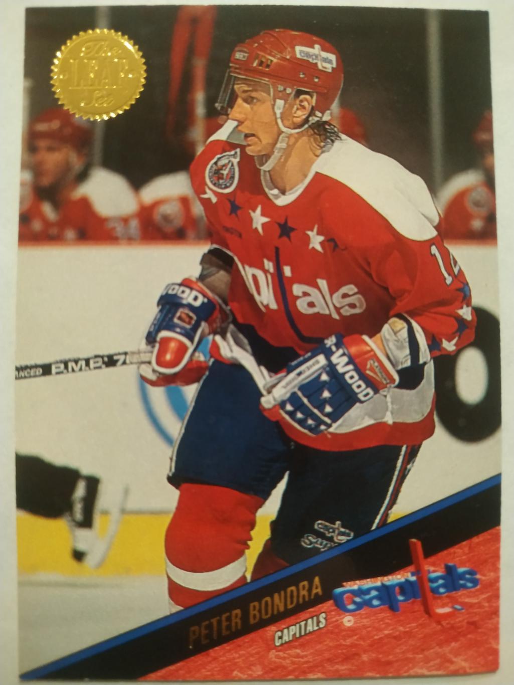 ХОККЕЙ КАРТОЧКА НХЛ LEAF SET SERIES ONE 1993-94 PETER BONDRA WASHINGTON #79