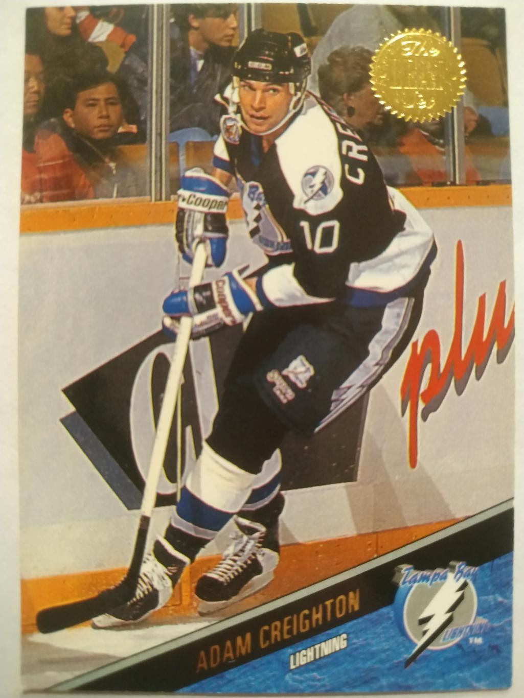 ХОККЕЙ КАРТОЧКА НХЛ LEAF SET SERIES ONE 1993-94 ADAM CREIGHTON LIGHTNING #85