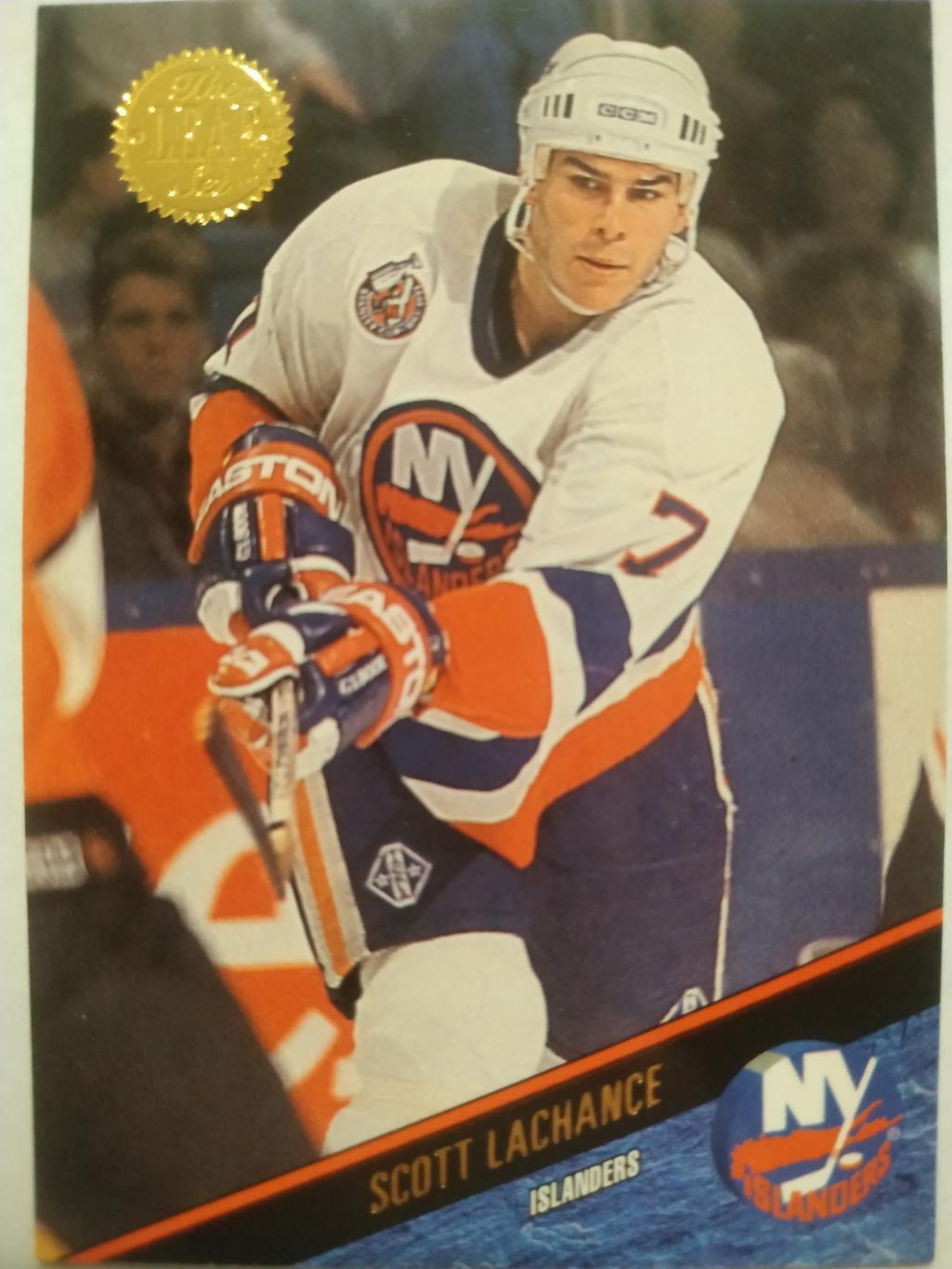 ХОККЕЙ КАРТОЧКА НХЛ LEAF SET SERIES ONE 1993-94 SCOTT LACHANCE ISLANDERS #139