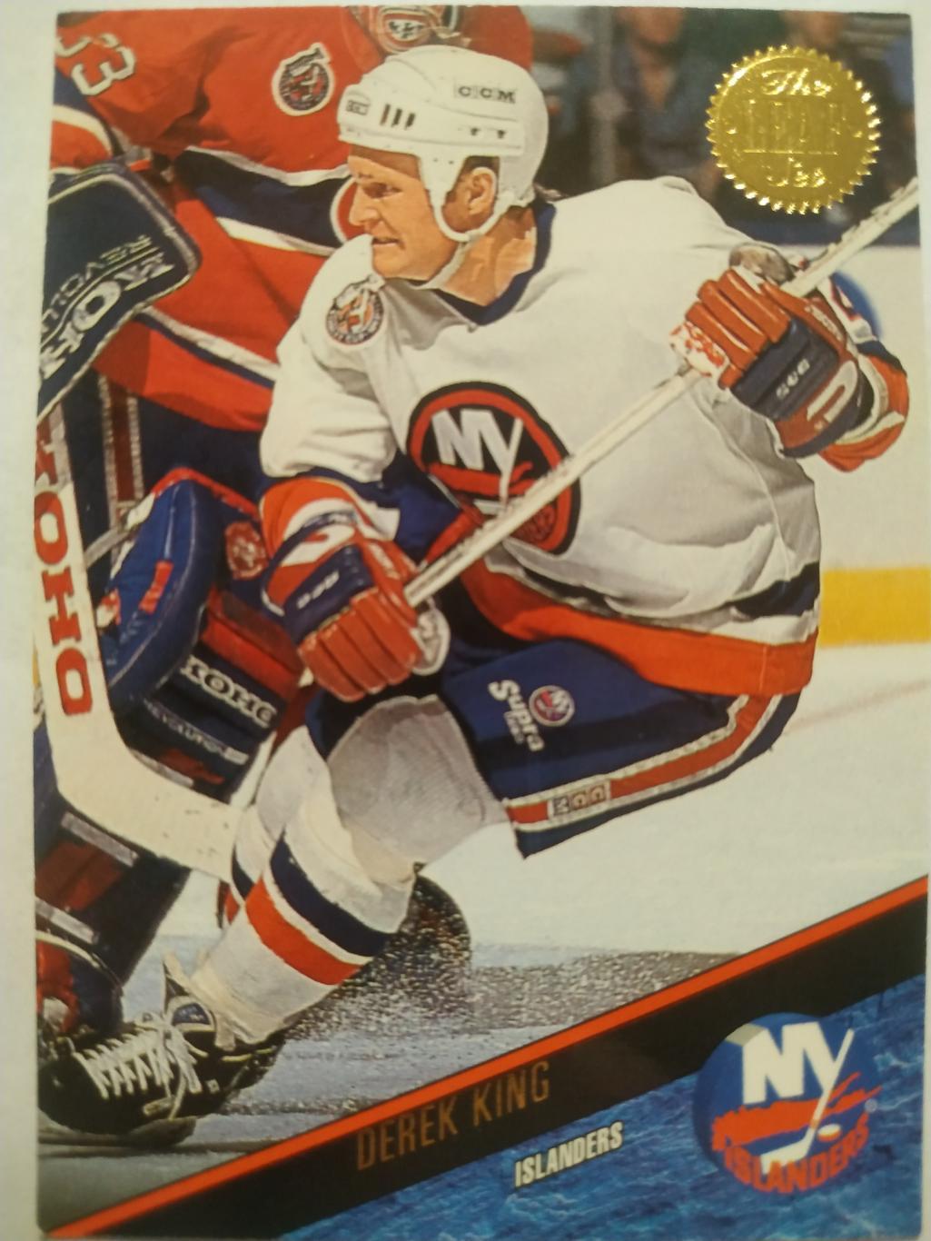 ХОККЕЙ КАРТОЧКА НХЛ LEAF SET SERIES ONE 1993-94 DEREK KING ISLANDERS #119