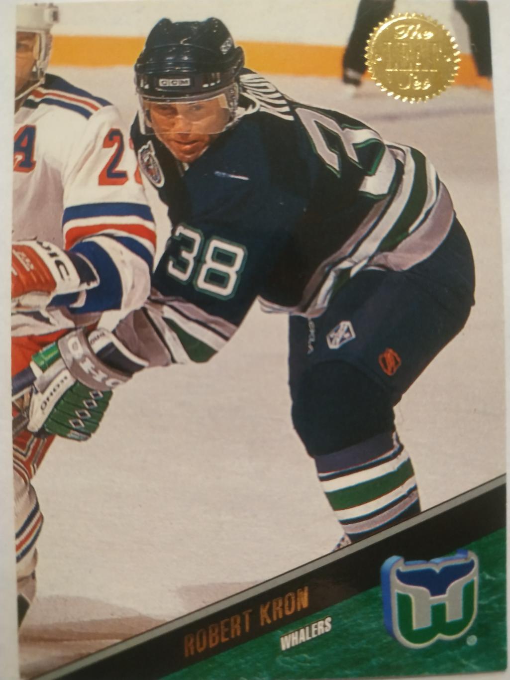 ХОККЕЙ КАРТОЧКА НХЛ LEAF SET SERIES ONE 1993-94 ROBERT KRON WHALERS #171
