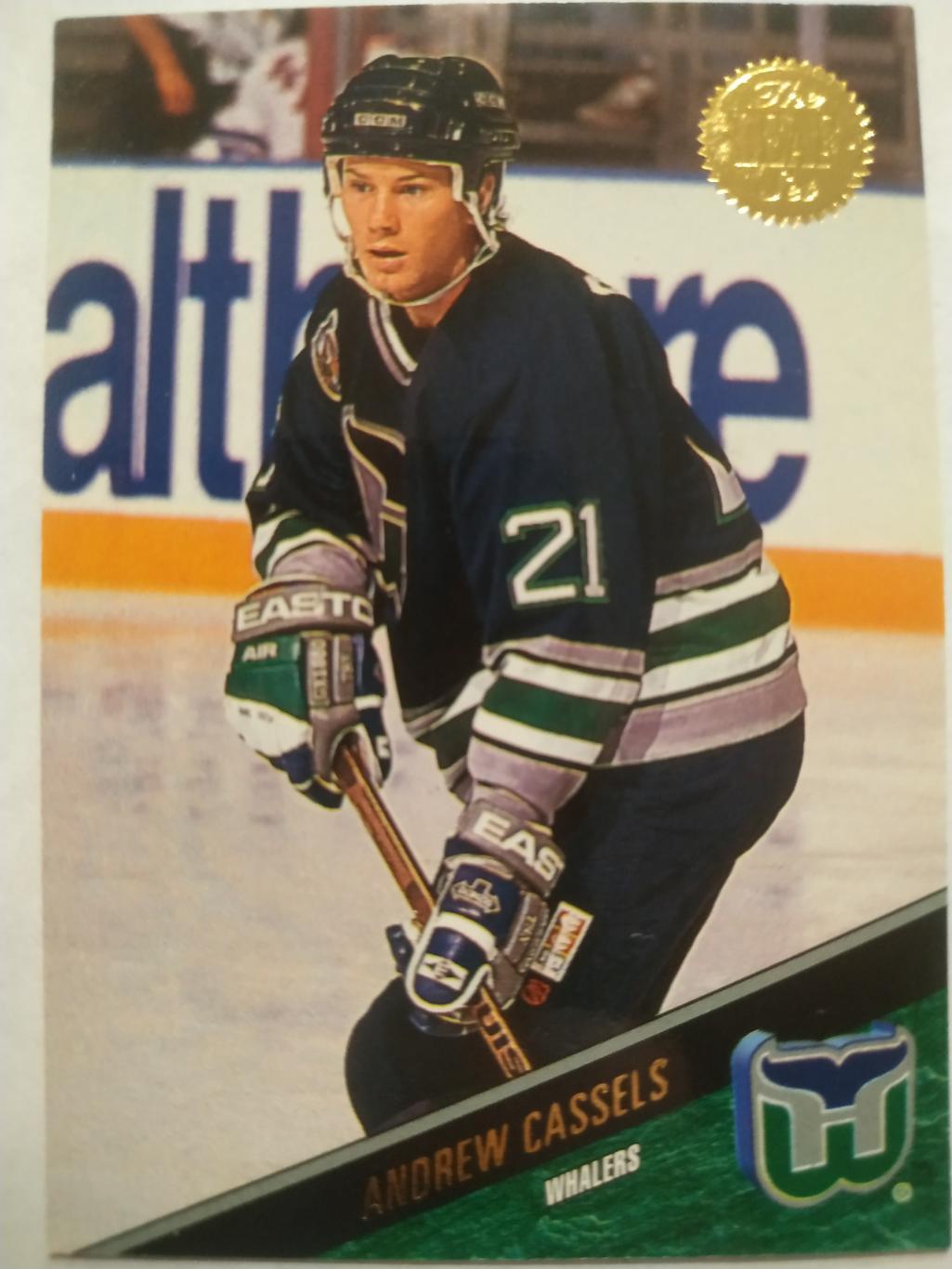 ХОККЕЙ КАРТОЧКА НХЛ LEAF SET SERIES ONE 1993-94 ANDREW CASSELS WHALERS #50